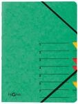 Pagna Ordnungsmappe Easy (Sammelmappe, 7 F&auml;cher, 1-7) gr&uuml;n