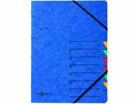 Pagna Ordnungsmappe Easy (Sammelmappe, 7 Fächer, 1-7) blau