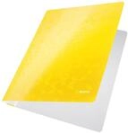 Leitz WOW A4 Schnellhefter, PP-laminierter Karton, Flachhefter mit 60 Blatt