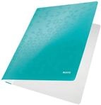 Leitz WOW A4 Schnellhefter, PP-laminierter Karton, Flachhefter mit 60 Blatt