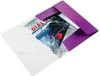Leitz 45990062 Eckspannermappe wow, A4, PP, violett