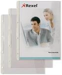 Rexel 227784 Dokumentenh&uuml;lle mit Klappe (Standardlochung, A4, PVC-Folie, leicht