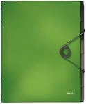 Leitz 45691050 Solid Ordnungsmappe PP A4, 6 F&auml;cher, hellgr&uuml;n
