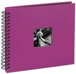 Hama Fotoalbum Jumbo 36x32 cm (Spiral-Album mit 50 schwarzen Seiten, Fotobuch mit