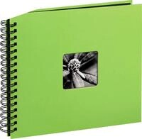 Hama Fotoalbum 28x24 cm (Spiral-Album mit 50 schwarzen Seiten, Fotobuch mit
