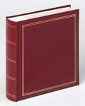 walther design Fotoalbum rot 200 Fotos 10 x 15 cm Memo-Einsteckalbum Kunstleder mit