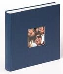 walther design Fotoalbum blau 30 x 30 cm mit Cover-Ausstanzung, Fun FA-208-L