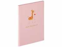 walther design Tagebuch rosa 20 x 28 cm mit Prägung, Baby Animal TB-148-R