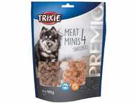 Trixie 31852 PREMIO 4 Meat Minis, Huhn/Ente/Rind/Lamm, 4 x 100 g