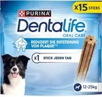 Dentalife Hunde-Zahnpflege-Snacks reduziert Zahnsteinbildung, 1er Pack (15x 5...