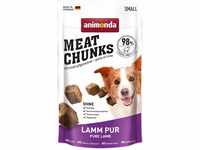 animonda Meat Chunks, Fleischsnacks für ausgewachsene Hunde, Lamm pur, Small,...