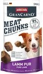 animonda Meat Chunks Lamm Pur (60 g), getreidefreie Hundeleckerlis f&uuml;r...