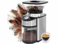 ProfiCook® Kaffeemühle elektrisch mit Edelstahl-Kegelmahlwerk, Coffee Grinder...