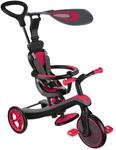 GLOBBER Explorer Trike 4in1 in Rot &ndash; Dreirad, Laufrad und Kinderwagen in...