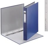 Leitz 42120035 Ringbuch Standard, A4, PP, 4 Ringe, 25 mm, blau