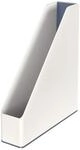 Leitz Stehsammler A4, Zweifarbiges Design, Wei&szlig;/Grau, Duo Colour, WOW, 53621001