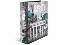 HERMA 7170 Ordner A4 Städte Berlin, 7 cm breit, Motiv Aktenordner aus Pappe mit