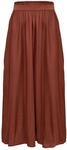 ONLY NOS Damen Onlvenedig Paperbag Long Skirt WVN Noos Rock, Rot (Henna), XS