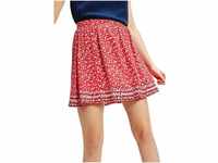 Tommy Jeans Damen Tjw Embroidery Detail Skirt Rock, Floral Print/Deep Crimson,...