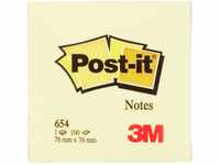 Post-it Haftnotiz 654 76mm x 76mm Gelb 100 Blatt