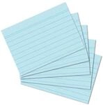 herlitz Karteikarten A7 10,6 x 7,5 cm, liniert, blau, 100 St&uuml;ck
