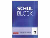 Brunnen Schulblock A4 Lin27 50Bl, 1 stück (1er Pack)