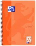 Oxford Touch Collegeblock A4, liniert mit Doppelrand, 80 Blatt, koralle
