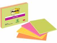 Post-it Super Sticky Meeting Notes, Packung mit 4 Blöcken, 45 Blatt pro Block,...