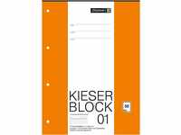 Brunnen 1042941 KIESER-Block Lineatur 1 (A4, 50 Blatt, gelocht, 80 g/m²,...