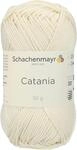 Schachenmayr Catania 9801210-00130 creme Handstrickgarn, H&auml;kelgarn, Baumwolle