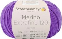 Schachenmayr Merino Extrafine 120 9807552-00147 violett Handstrickgarn, Schurwolle