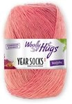 Woolly Hugs Year Socks Fb. 10 OKT, 100g Sockenwolle mit dezentem Degrad&eacute; Farbverlauf
