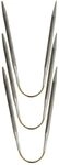 Addi CraSyTrio Rundstricknadeln 26 cm 5,5 mm Gold Silber