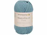 Schachenmayr Wash+Filz-It! Fine, 50G aqua Filzgarne