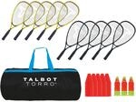 Talbot Torro Speed-Badminton Schulset, Set f&uuml;r 10 Spieler, im Sportsbag, 490100