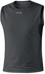 GORE WEAR Herren Windstopper Base Layer Shirt &Auml;rmellos, Schwarz, L EU