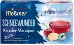 Me&szlig;mer Schneewunder | Fr&uuml;chtetee mit Kirsche-Marzipan-Aroma| 20 Teebeutel | Vegan 
