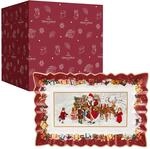 Villeroy & Boch - Toy's Fantasy Kuchenplatte Eckig Santa und Kinder Bunt,