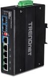 TRENDnet, TI-UPG62, 6-Port Heavy-Duty Industrial Gigabit Ultra PoE