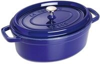STAUB Cocotte, Gusseisen Br&auml;ter, Alle Herdarten inkl Induktion, Oval 29 cm, 4,25 L,