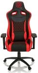 hjh OFFICE 734233 Gaming Stuhl GAMEBREAKER SX 04 Kunstleder/Stoff Drehstuhl mit hoher