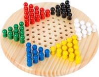 small foot Gesellschaftsspiel Halma aus Holz, Denkspiel f&uuml;r 2-6 Spieler, f&uuml;r Kinder