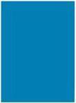 folia 6334 - Tonpapier mittelblau, DIN A3, 130 g/qm, 50 Blatt - zum Basteln und