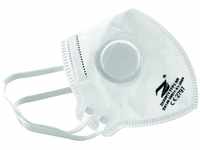 Gima FFP3 NR-Filtrierende Maske G-Prime, Faltbare C-Form, mit Ventil, Weiß,