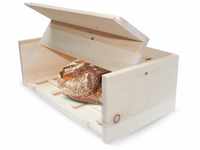ZirbenFamilie Zirben-Brotkasten • Hygienische Aufbewahrungsbox 45x16x25cm aus