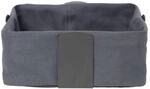 Blomus -DESA- Brotkorb Size L, dunkler Grauton, harmonische Optik, 26 x 26 cm,...