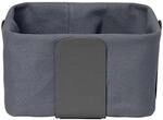 Blomus -DESA- Brotkorb Size S, dunkler Grauton, harmonische Optik, 20 x 20 cm,...