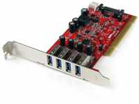 StarTech.com 4 Port USB 3.0 PCI Schnittstellenkarte - PCI SuperSpeed USB 3.0