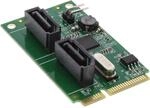 InLine 66907 Mini-PCIe 2.0 Karte, 2x SATA 6Gb/s, RAID 0,1,SPAN