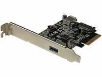 StarTech.com 2 Port USB 3.1 (10Gbit/s) PCIe Karte - USB-A, 1x Extern, 1x Intern...